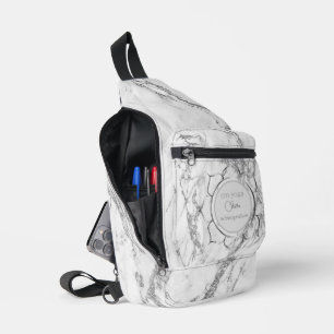 Sac À Bandoulière Marbre de Parties scintillant élégant