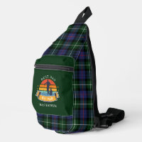 Meilleur Papa Golf Lover Gag Plaid Tartan