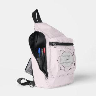 Sac À Bandoulière Minimal Lotus Mandala Branding