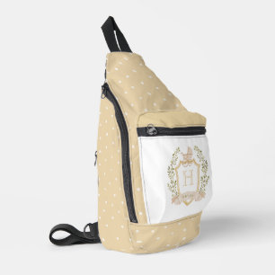 Sac À Bandoulière Monogramme de la crête de bébé Bébé neutre