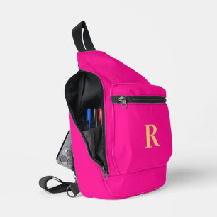 Sac À Bandoulière Monogramme moderne Hot rose