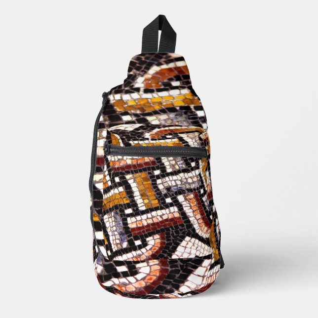 Sac À Bandoulière Mosaïque couleur automne (Recto)