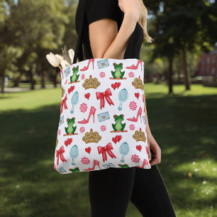 Sac à bandoulière motif conte de fées
