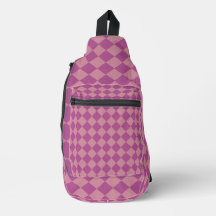 Motif diamant à carreaux rose violet