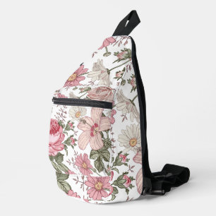 Sac À Bandoulière Motif floral vintage avec roses