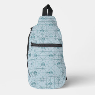 Sac À Bandoulière Motif géométrique Lotus Grid - Le Lotus Blanc