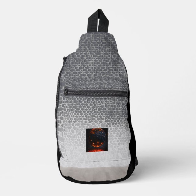 Sac À Bandoulière Motif subtil avec conception AMOLED 3D - (Recto)