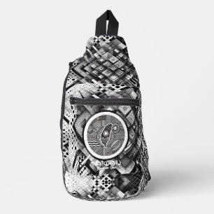 Sac À Bandoulière Nanomètre Plaid Pays géométrique Taiwan Monogramme