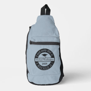 Sac À Bandoulière Nom et année personnalisés de la qualification