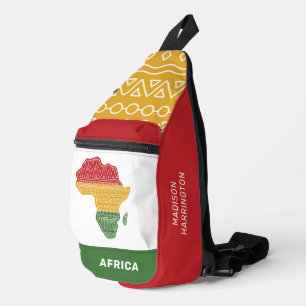 Sac À Bandoulière Nom personnalisé Afrique
