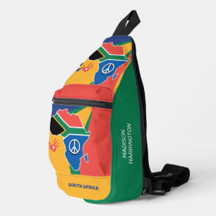 Sac À Bandoulière Nom personnalisé Afrique du Sud