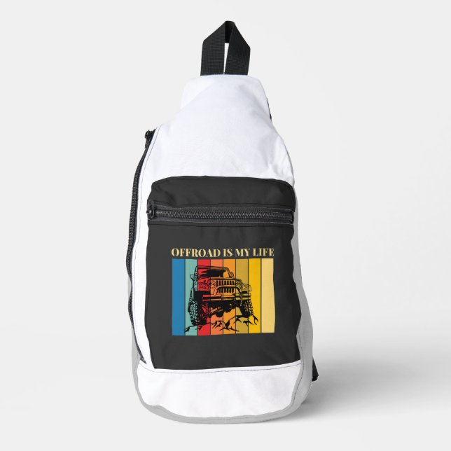 Sac À Bandoulière off road est ma vie (Recto)