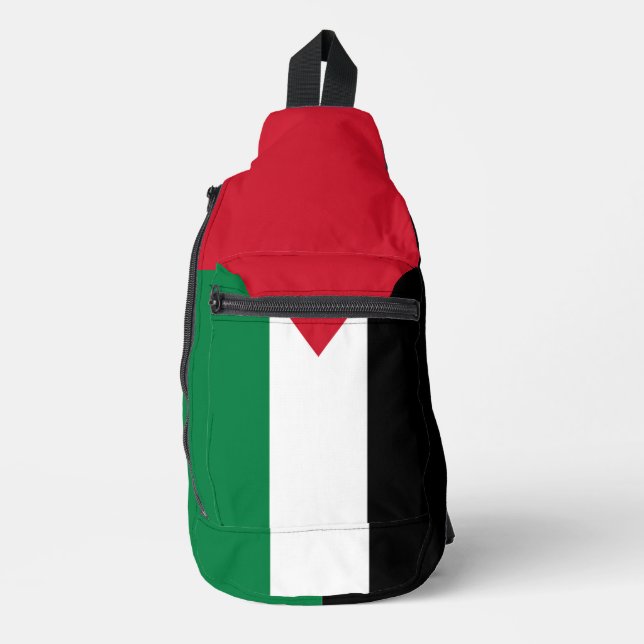 Sac À Bandoulière officiellement le drapeau de l'État de Palestine (Recto)
