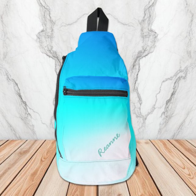 Sac À Bandoulière Ombre Turquoise (Créateur téléchargé)