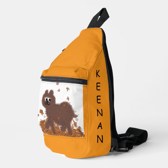 Sac À Bandoulière Ours d'automne (Coin droit)