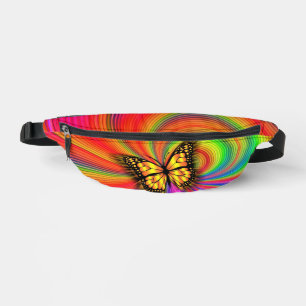 Sac À Bandoulière Papillon Doré Volant Lumières Co