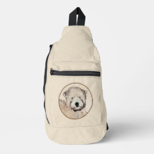 Sac À Bandoulière Peinture de Terrier Irlandais à Poil Souple et Dor