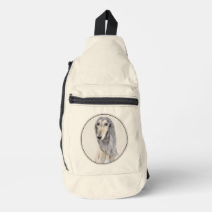 Sac À Bandoulière Peinture Saluki Fawn Sable mignonne Original Chien