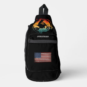 SAC À BANDOULIÈRE PERSONNALISATION PERSONNALISÉE MOTOCROSS SPORTS VI