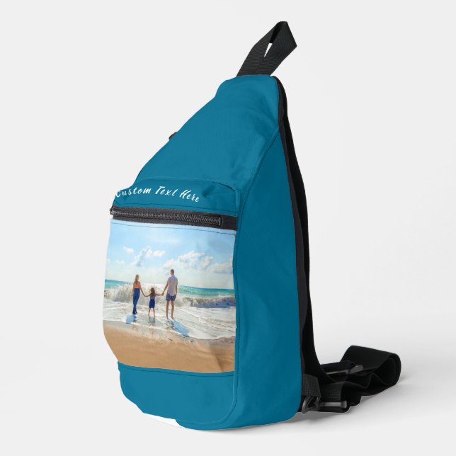 Sac À Bandoulière Personnalisé votre photo et votre texte personnali (Coin droit)
