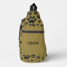 Pois de chien noir et blanc Pointe Polka sur l'or 