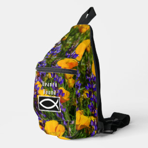 Sac À Bandoulière Poppies et Lupine Heaven Bound