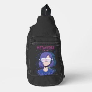 Sac à bandoulière pour fille d'anime lunettes de r