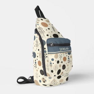 Sac À Bandoulière Résumé Woodland Nom personnalisé