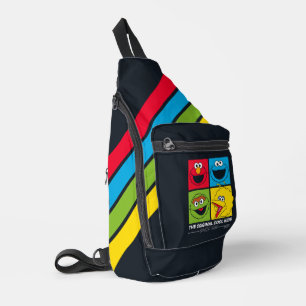 Sac À Bandoulière Rue Sésame   Les Enfants Cool d'origine