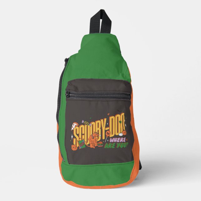 Sac À Bandoulière Scooby-Doo Halloween Snack Logo (Recto)