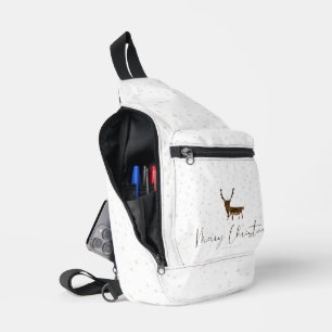 Sac À Bandoulière Silhouette de renne en ligne artistique de Slipper