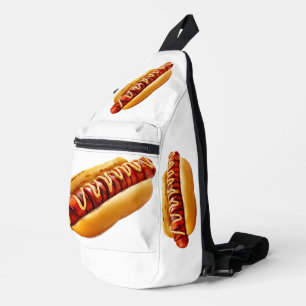 Sac À Bandoulière SlipperyJoe's hot dog ambiance estivale BBQ niché