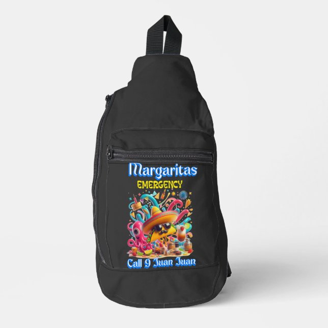Sac À Bandoulière Sombrero et lunettes de soleil Margarita Urgence (Recto)