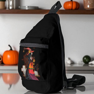 Sac À Bandoulière Sorcière Way Molly Harrison Halloween Sorcière et 