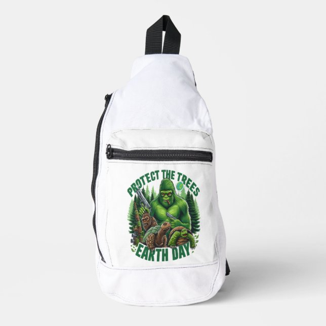 Sac À Bandoulière Standoff de la jungle énigmatique (Recto)