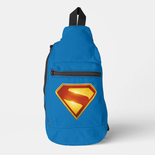 Sac À Bandoulière Superman Golden S Shield brillance (Recto)