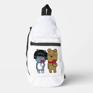 Sac À Bandoulière T-shirt Couple - Frodo & Neo