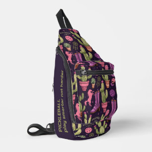 Sac À Bandoulière Texte personnalisé 🐴 🌵 Pickleball
