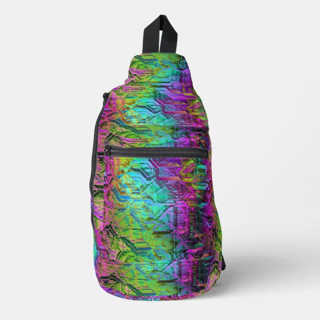 Sac À Bandoulière titane anodisé : (Recto)