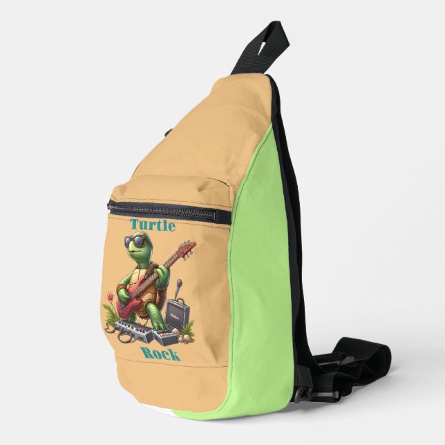 Sac À Bandoulière Tortues super Riff électrique (Coin droit)