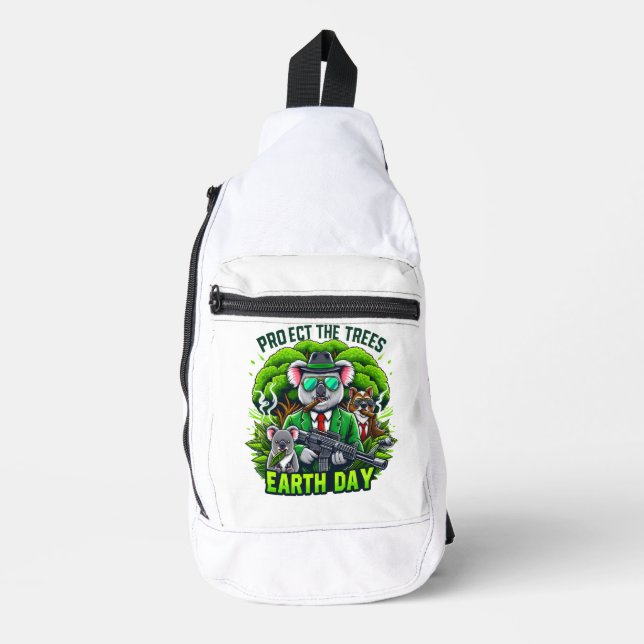 Sac À Bandoulière Trio Koala armée (Recto)