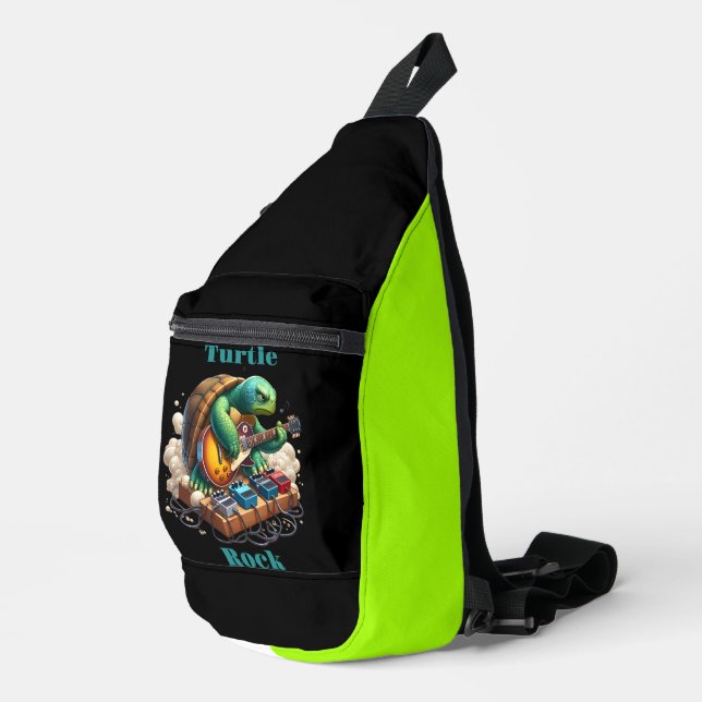 Sac À Bandoulière Turtle Rockstar Jamming sur scène (Coin droit)