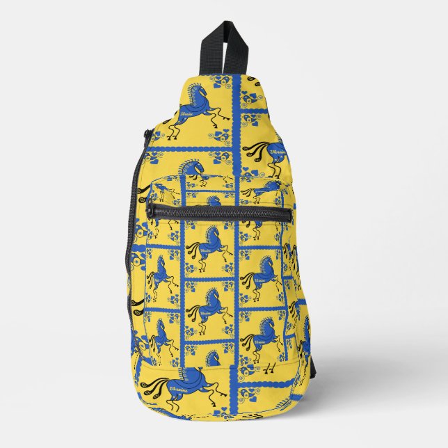 Sac À Bandoulière Ukraine Art populaire slave traditionnel (Recto)
