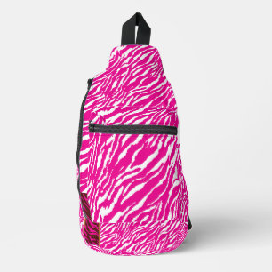 Sac À Bandoulière Un motif floral complexe en rose et blanc, art
