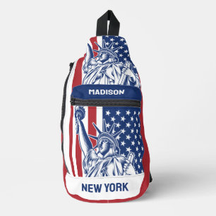 Sac À Bandoulière USA Liberty nom personnalisé