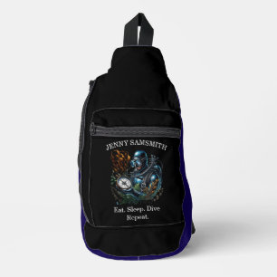 Sac À Bandoulière Vibrations de plongée : Plongez dans l'aventure !
