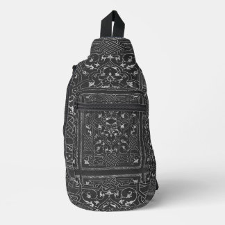 Sac à bandoulière vintage noir
