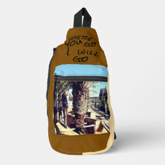 Sac À Bandoulière Where You Go Friends Print Cut Sew Bag