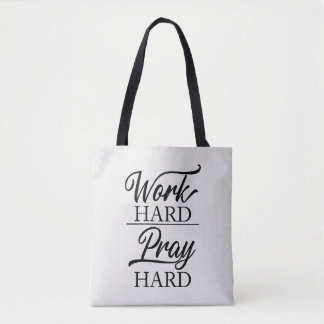 Sac à bandoulière Work Hard Pray Hard