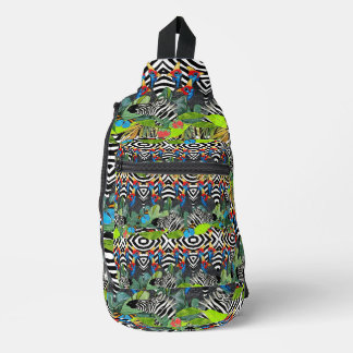 Sac À Bandoulière Zebra Kanga